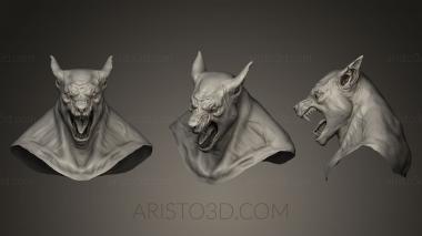 Busts of heroes and monsters (BUSTH_0326) 3D model for CNC machine
